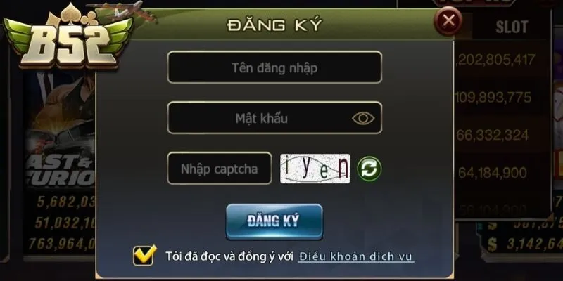 Hướng dẫn các bước đăng ký B52club cho bạn mới