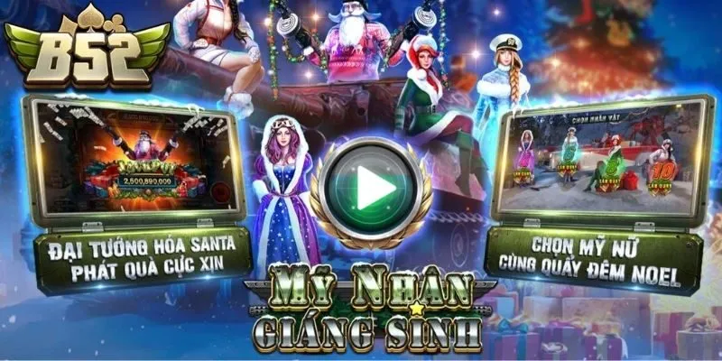 Mỹ Nhân Giáng Sinh - Game nổ hũ B52club rực rỡ, tươi sáng