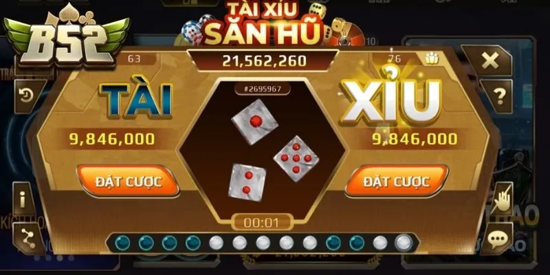 Thời gian mỗi phiên xóc đĩa B52club